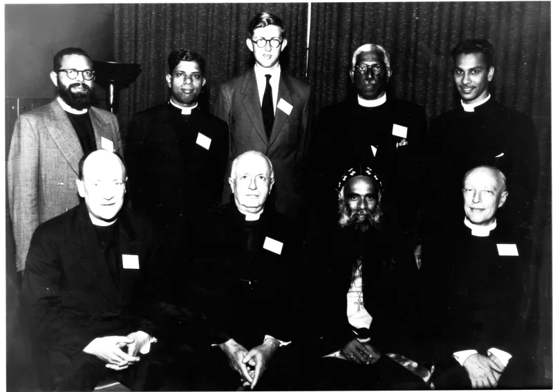 Deuxième Assemblée du Conseil Oecuménique des Eglises à Evanston en 1954, première grande réunion d'Eglises chrétiennes