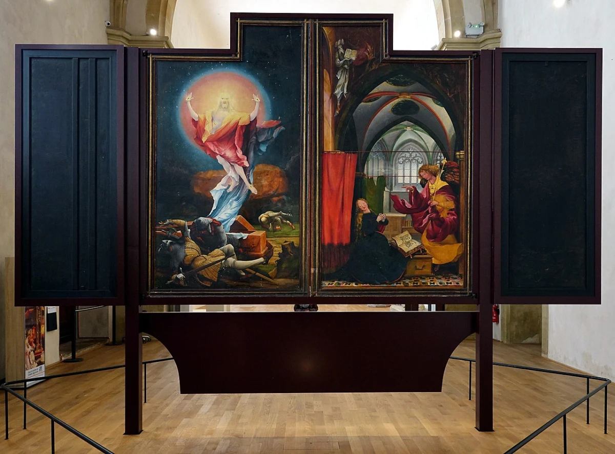 Résurrection du Christ, retable de Grünewald