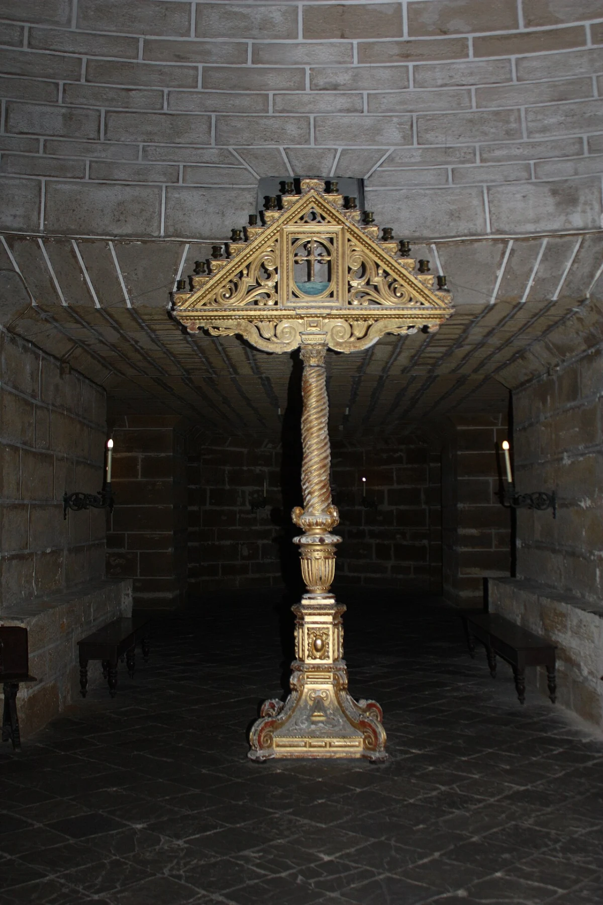 Christ en croix, eau-forte de Rembrandt